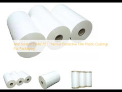 ฟิล์มป้องกันความร้อน PET 25Mic ป้องกันรอยขีดข่วนเคลือบพลาสติกสำหรับบรรจุภัณฑ์