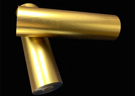 ราคาดี 25 มิกรอลูมิเนียม โพลีเอสเตอร์โลหะม้วนหนังความร้อนสําหรับการพิมพ์พลาสติก 3000m ออนไลน์