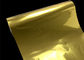 ฟิล์ม BOPP แบบ Metalized ที่กำหนดเอง Glitter Gold อลูมิเนียมฟอยล์ฟิล์มโพลีเอสเตอร์ลามิเนท