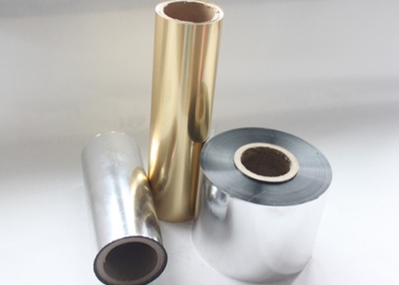Good price ทอง / เงิน BOPP หนังผสมร้อน 25 ไมครอน แสงสว่างโลหะกระจ่างสําหรับสแตมปิ้งร้อน ออนไลน์