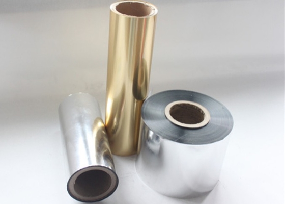 Good price MSDS Certified Packaging Film Spec BOPP/PET โฟลิมโลหะด้วยทอง/เงิน โฟลิมโลหะ 1500mm ความกว้าง ออนไลน์