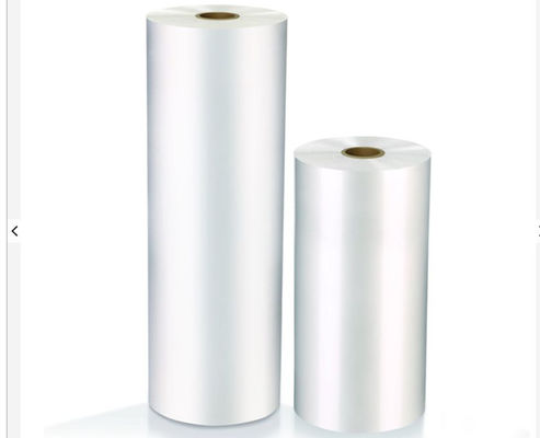 Good price MSDS รับรอง 17 miu ความหนา โพลีเอสเตอร์ หนัง laminating ความร้อนม้วน 2000m หนัง BOPP ภาพยนต์ความร้อนกระจ่างกระจก ออนไลน์