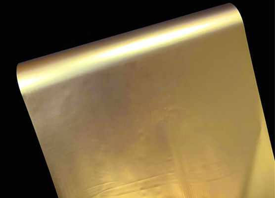 ราคาดี ฟิล์มกระจกสีหรูหราแบบ Ultra-High Gloss Vacuum BOPP/PET Composite Substrate พร้อมชั้นกาว EVA และใบรับรอง MSDS ออนไลน์