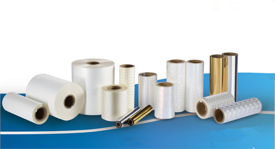 Good price 18u Gloss Bopp Clear Clean Hot Lamination Film Roll Suitabale สําหรับเครื่องเลมิน ออนไลน์